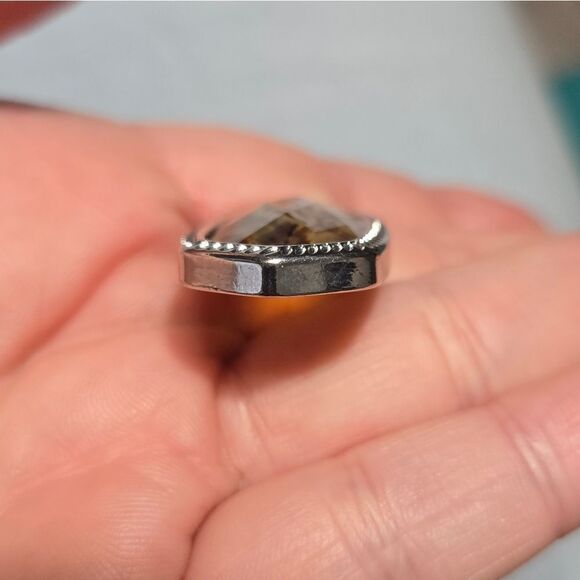 Earrings Iridescent Elongated Silvertone Alloy Fishhook Fashion Jewelry Women - Picture 5 of 8